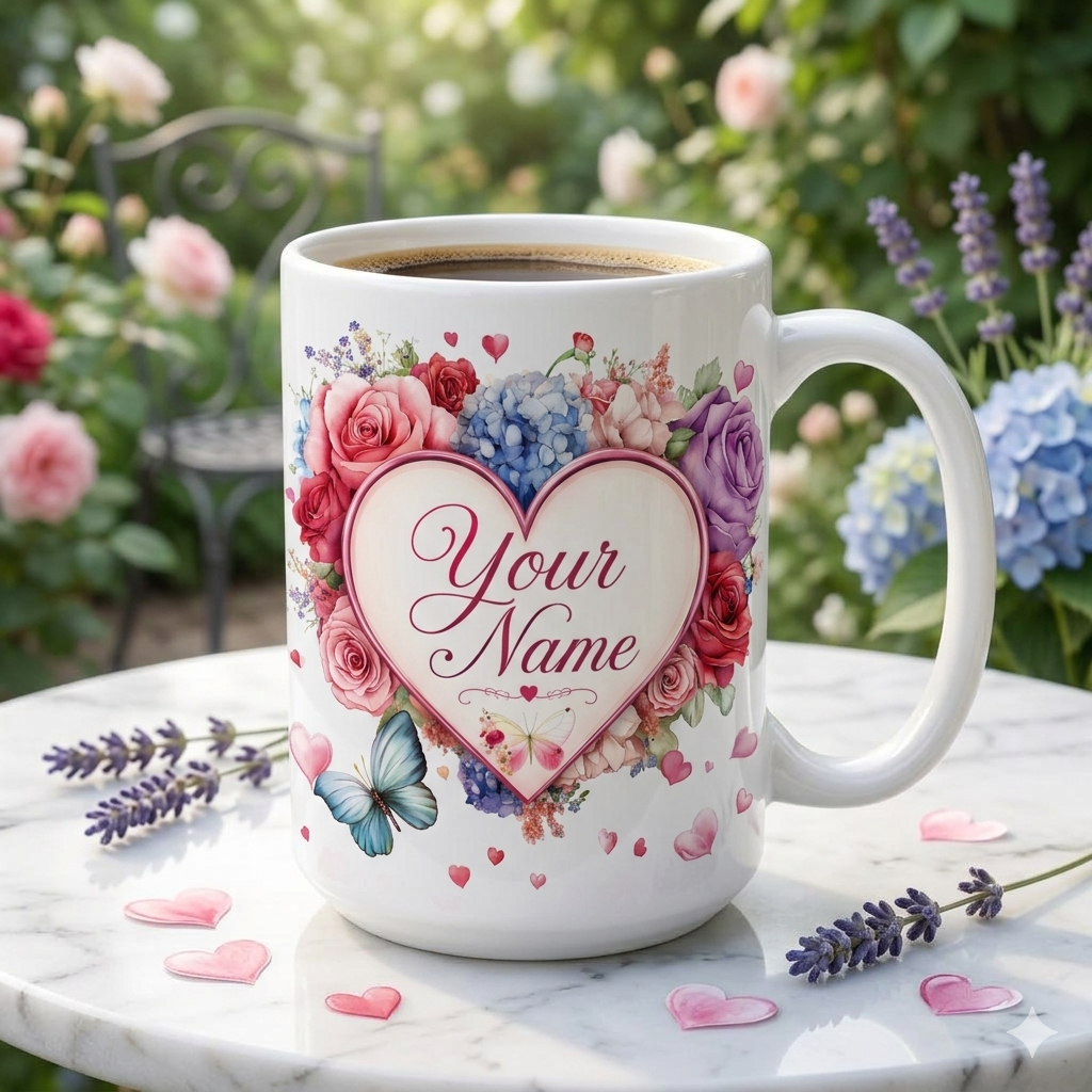 Custom Name Coffee Mug for Her 15 oz. Price includes personalization
