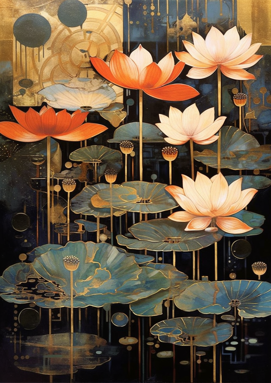Flowers Wall Art Print Style NO 57