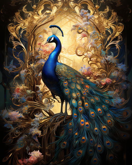 Peacock Art Print No 16