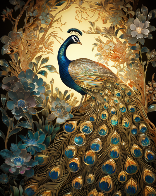 Peacock Art Print No 14
