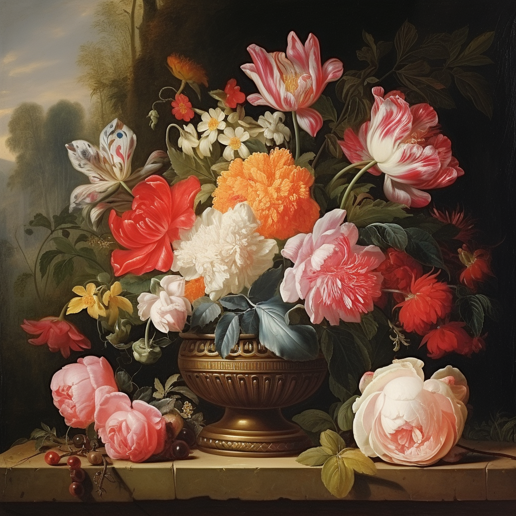 Flowers Style 5 by Maya Ronick