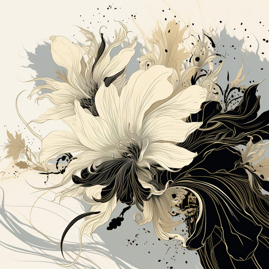 Flowers Wall Art Print Style NO 235
