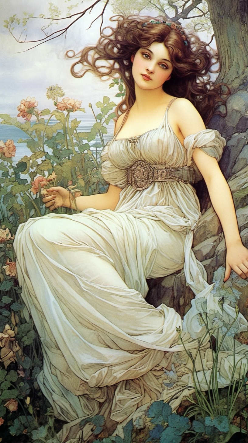 "Feminine Enchantment"  GICLEE ART PRINT