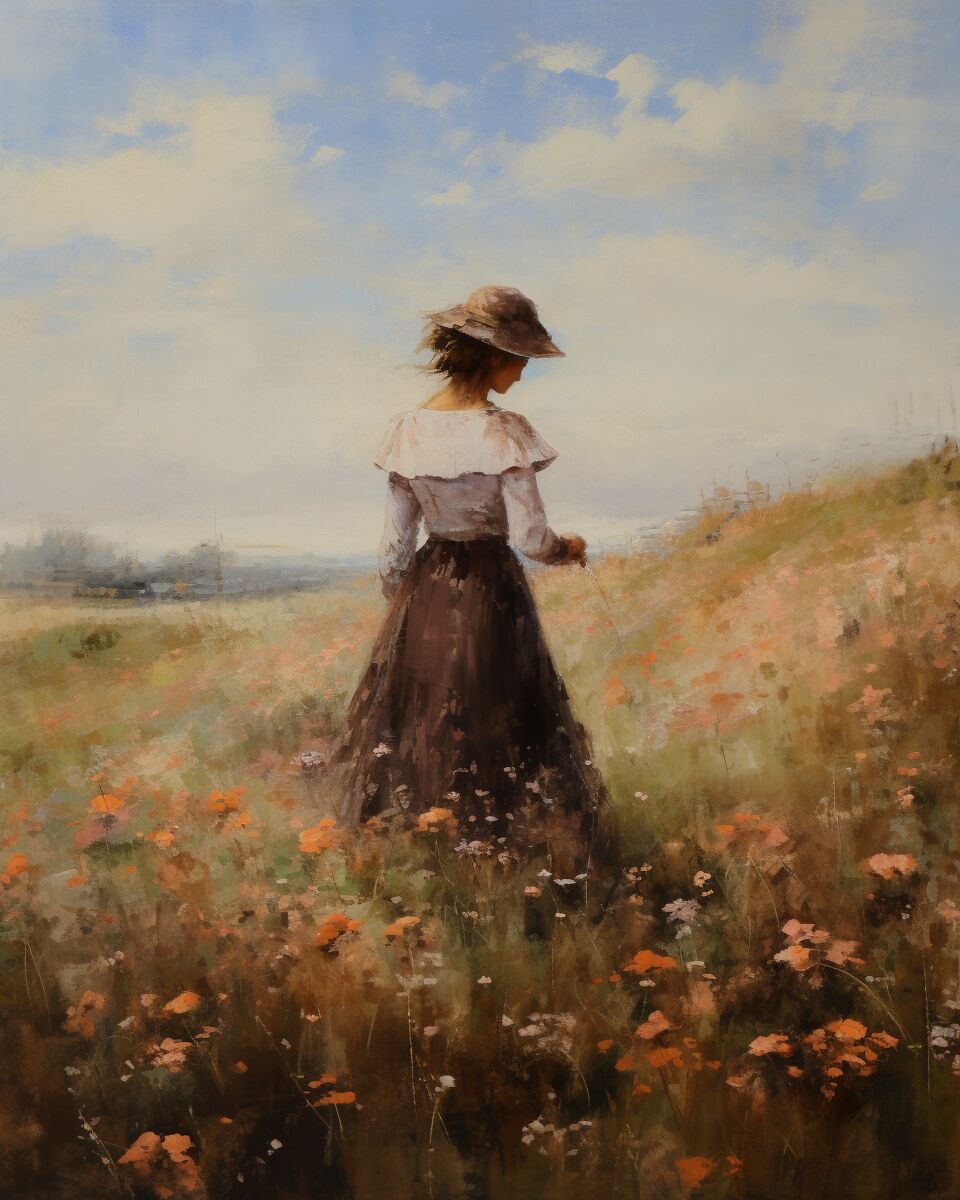 "Rustic Countryside Charm" GICLEE ART PRINT