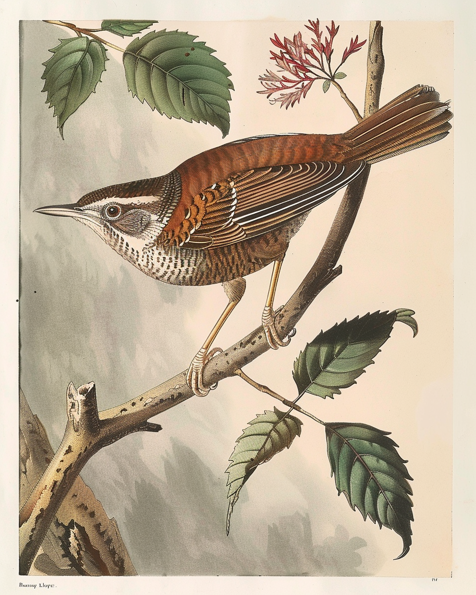 Vintage Birds Print No 18