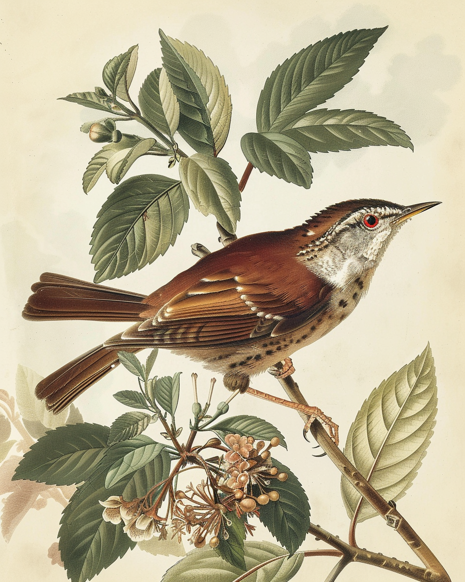 Vintage Birds Print No 18