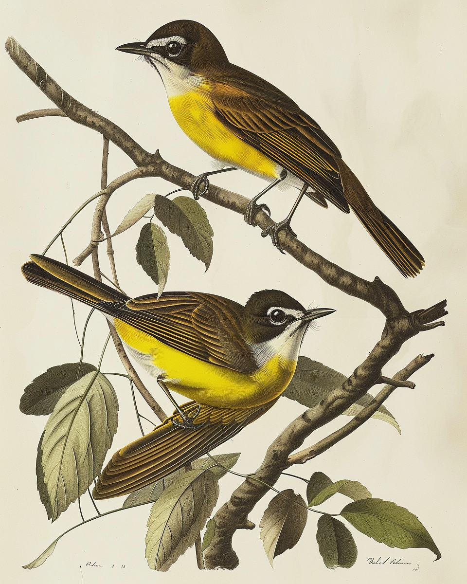 VINTAGE BIRDS AND BOTANICAL PRINT SETS Set 16