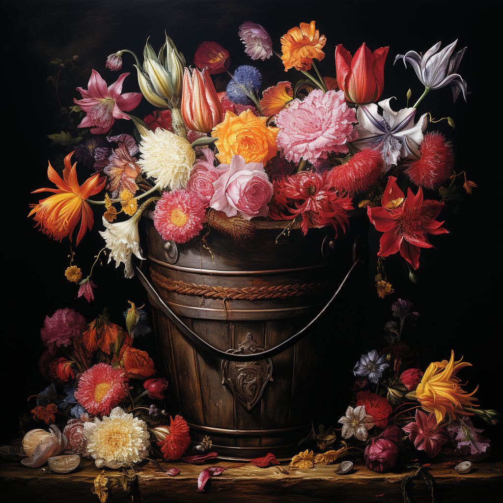 Flowers Wall Art Print Style NO 303