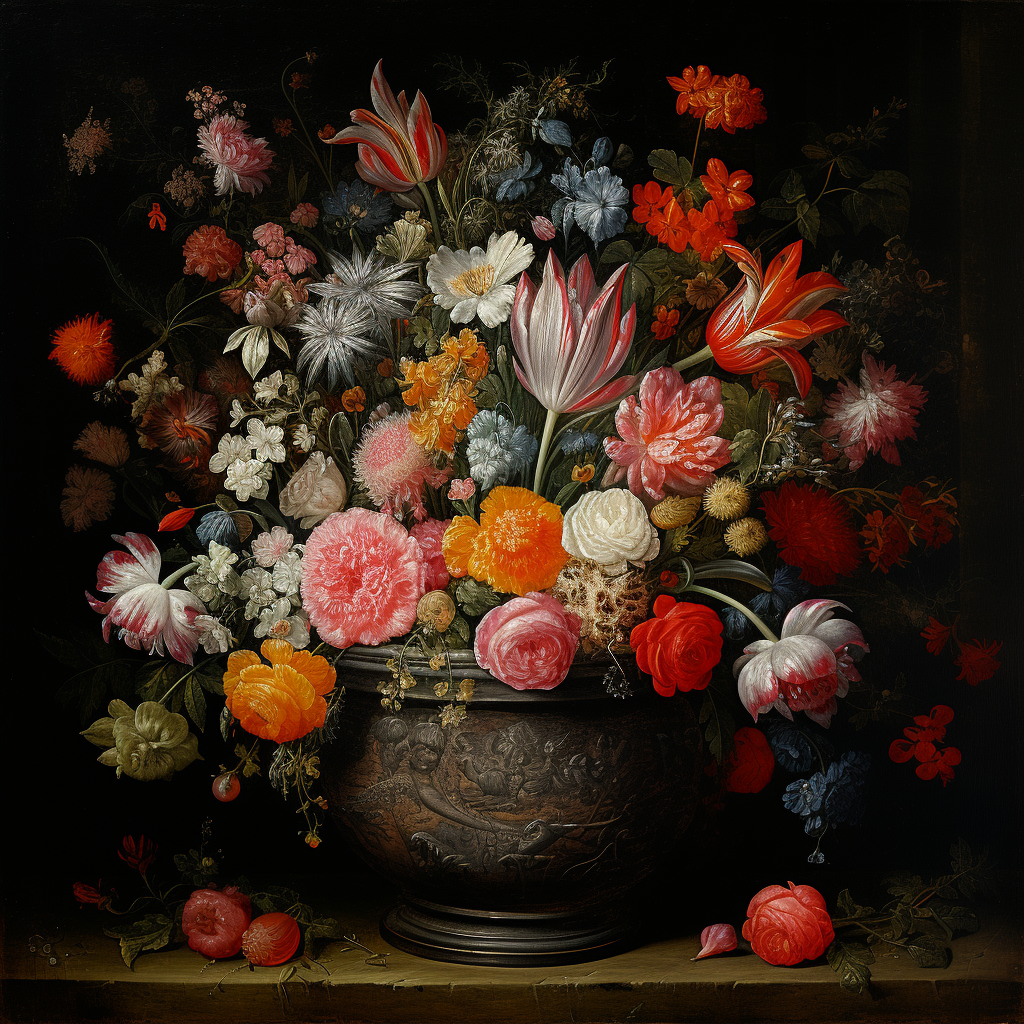 Flowers Style3 by Maya Ronick