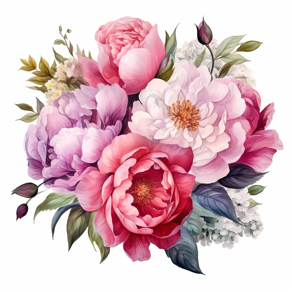 Flowers Wall Art Print Style NO 306
