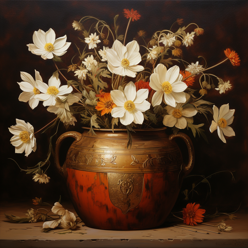 Flowers Wall Art Print Style NO 307