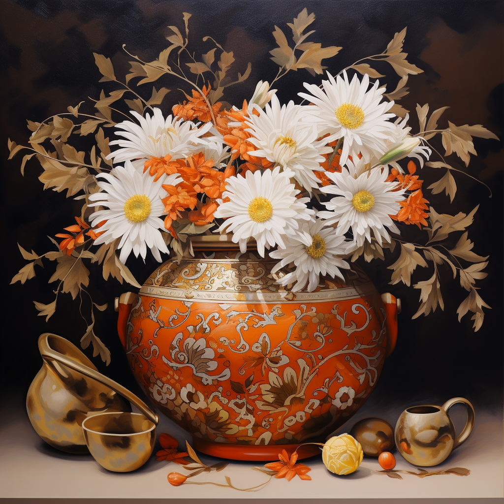 Flowers Wall Art Print Style NO 308