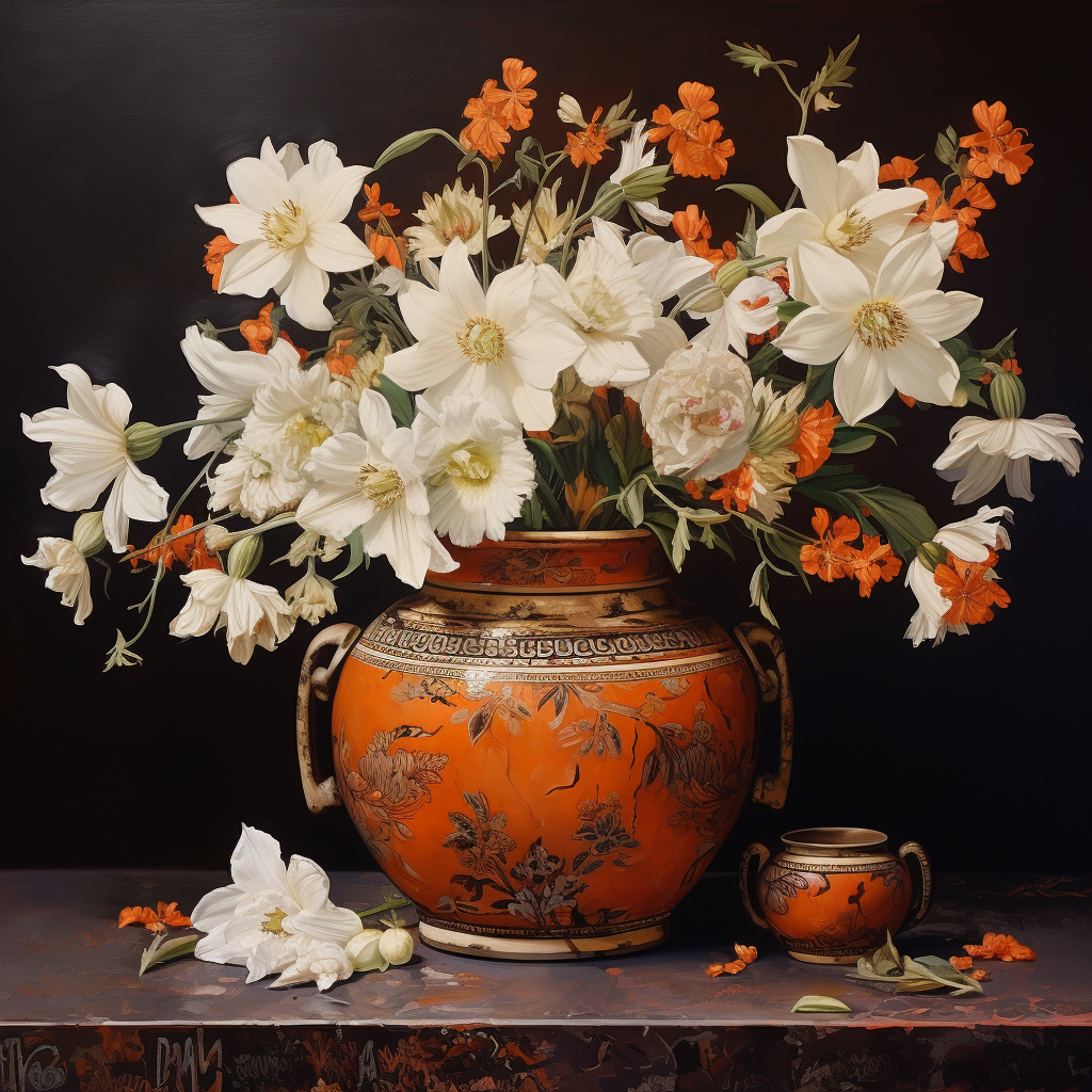 Flowers Wall Art Print Style NO 309