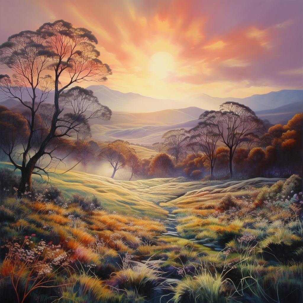 Landscape Art Prints Style NO 182