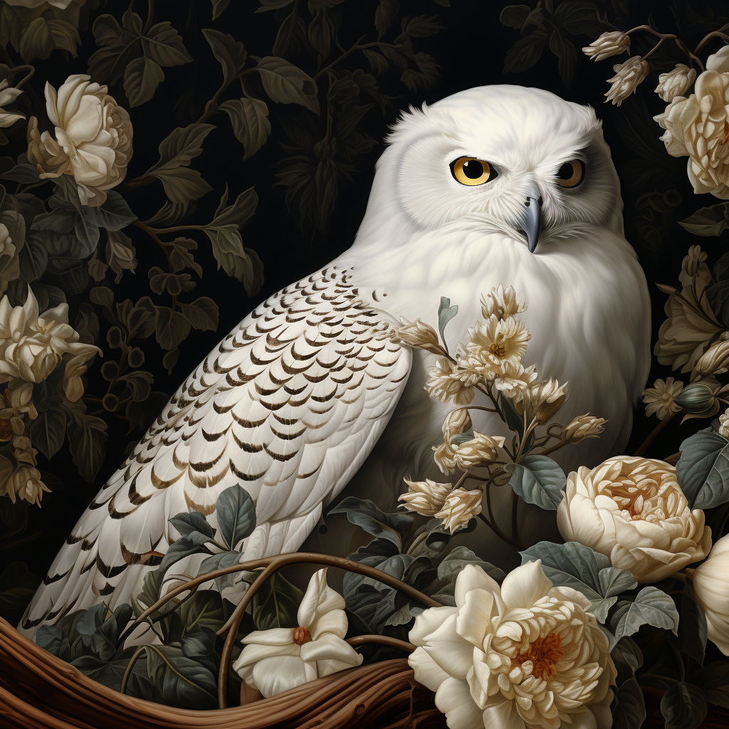 Snowy Owl Bird Prints