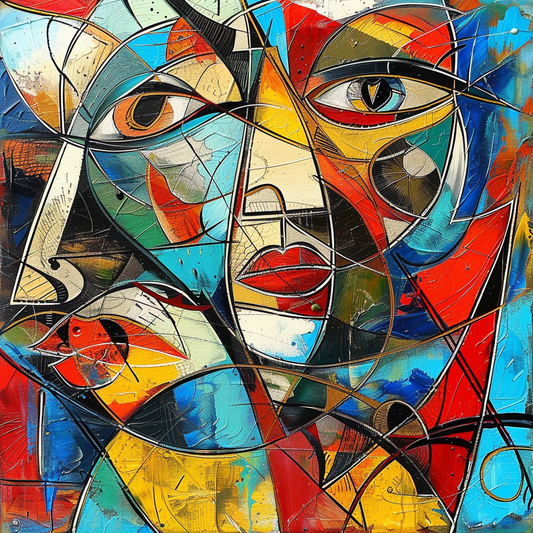 Pablo Picasso style 45 by Mayia Lysenko