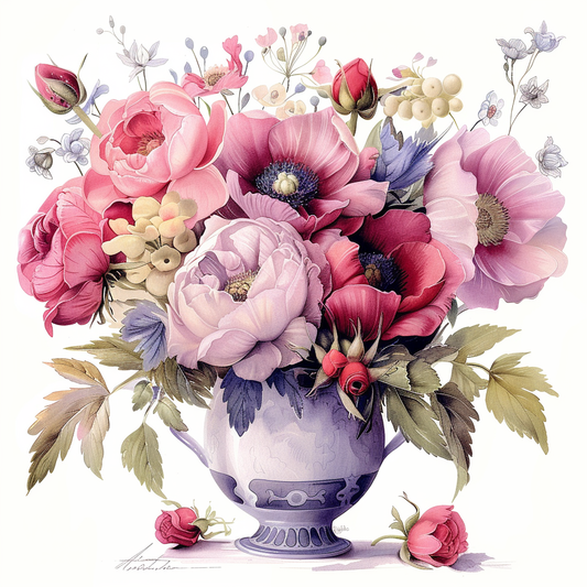 Flowers Wall Art Print Style NO 245