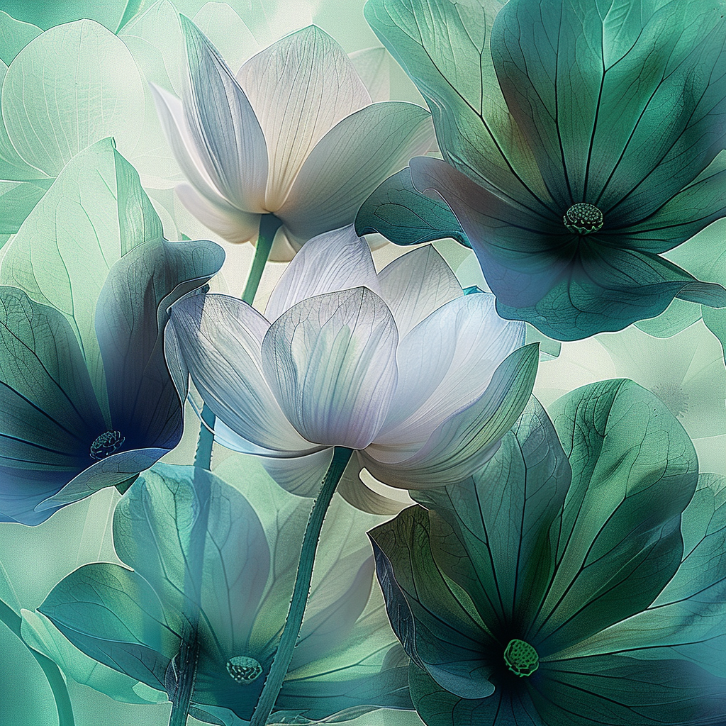 Flowers Wall Art Print Style NO 255