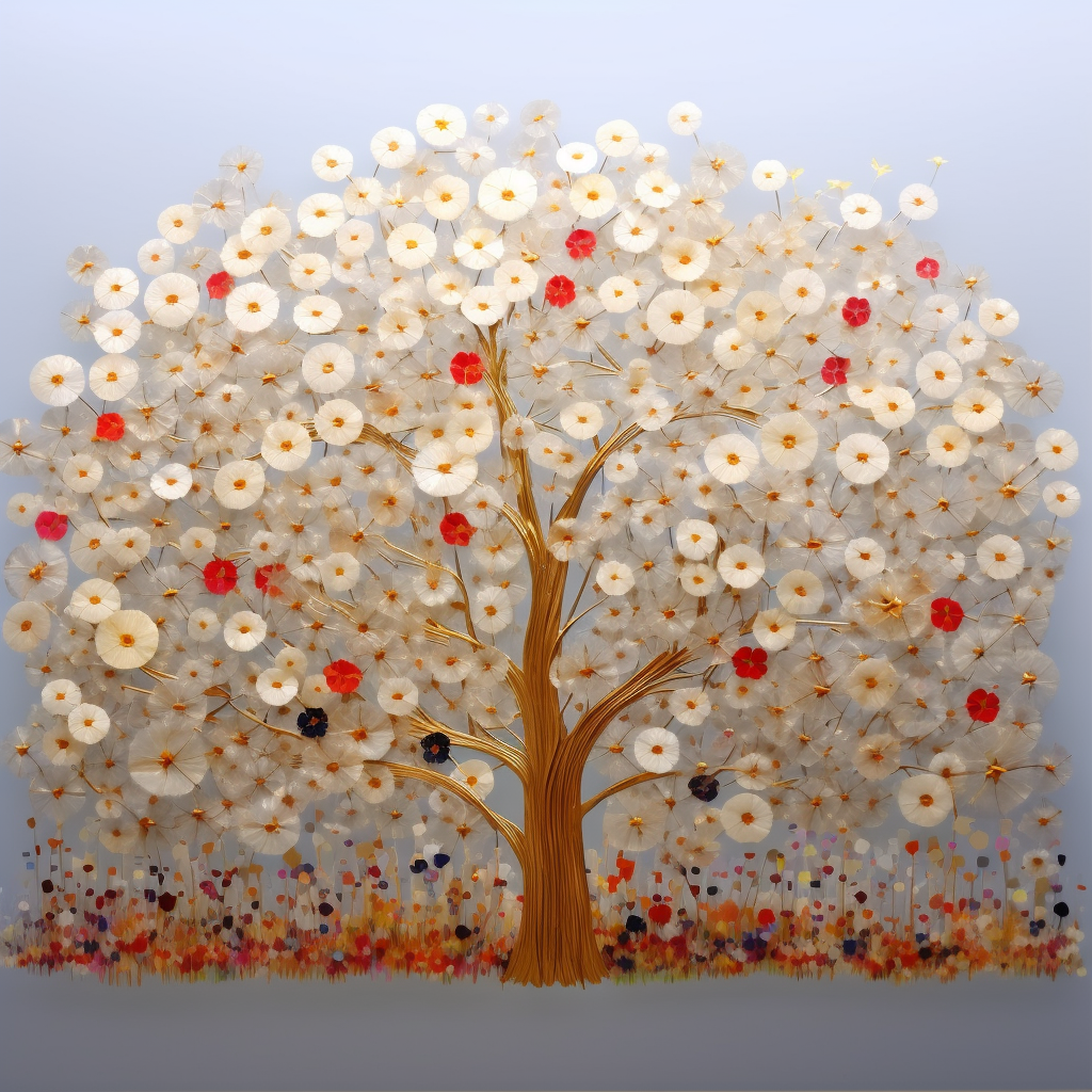 White tree