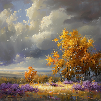 "Rain's Awakening: Forest Elegance" GICLEE ART PRINT