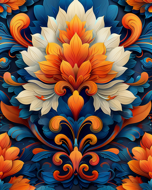 Flowers Wall Art Print Style NO 159