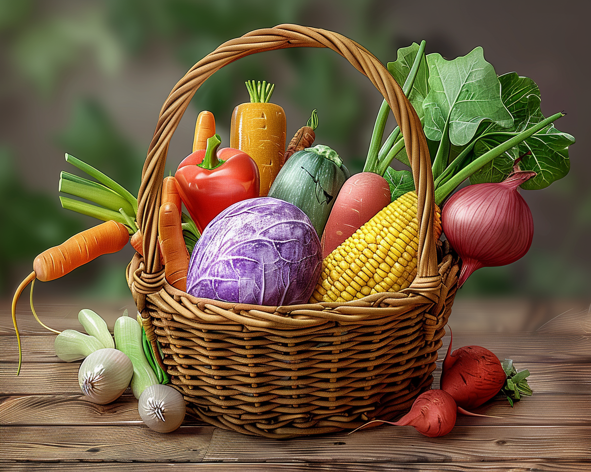 Fruits and Vegetables Collage NO 141