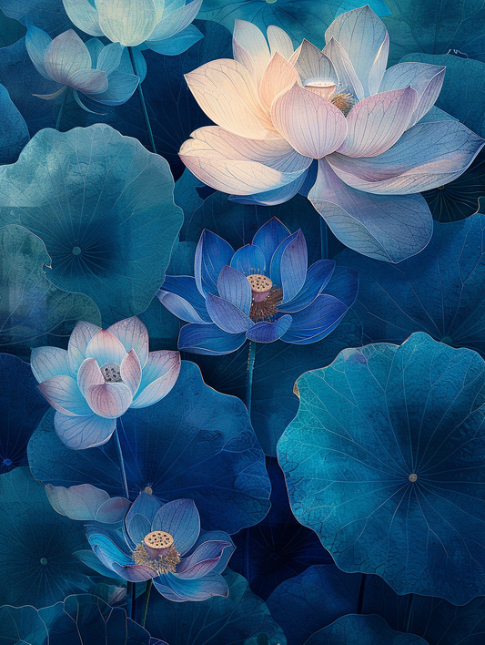 Flowers Wall Art Print Style NO 141