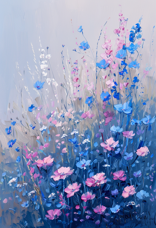 Flowers Wall Art Print Style NO 170