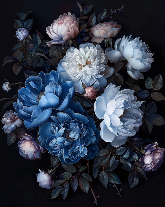 Flowers Wall Art Print Style NO 176